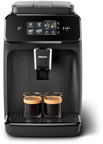 (-25%) Philips EP1220/00 Serie 1200 Espresso-Kaffeeautomaten, mattes Schwarz, 1,8 l, Stahl