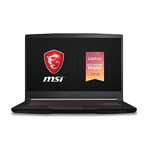 MSI GF63 Thin 9SC-066 Intel Core i7-9750H 15.6 inches Gaming Laptop, (Thin Bezel, NVIDIA GeForce GTX1650, 16GB, 512GB NVMe SSD, Windows 10, 1.86 kg)