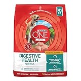 Purina One Plus Digestive Health Formula Dry Dog Food Natural with Added Vitamins, Minerals and Nutrients - 31.1 Lb. Bag