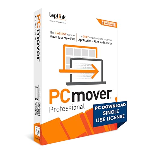 PCmover Professional 11 (1 Use) [PC Download]