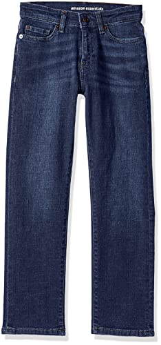 (-31%) Amazon Essentials Jungen Regular Straight Fit Jeans Dunkle Waschung 6 Slim
