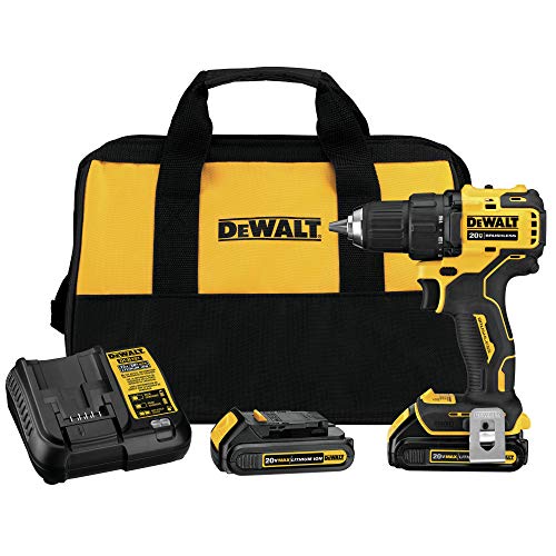 DEWALT DCD708C2 20V MAX ATOMIC Brushless Compact Drill Kit