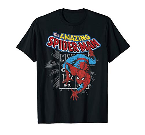 Marvel The Amazing Spider-Man Vintage Comic Poster T-Shirt