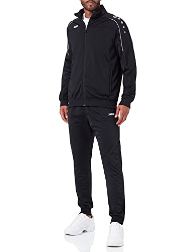 🔥 STARKER PREIS (-48%) JAKO Unisex Trainingsanzug Polyester Classico, Schwarz, L