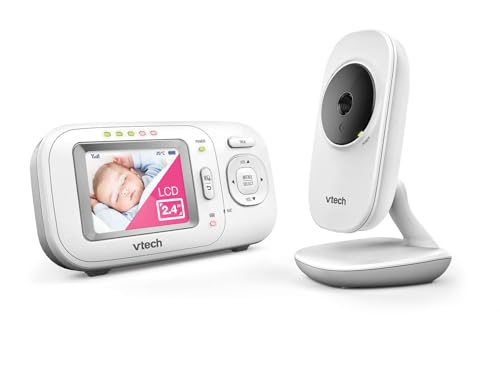 VTech BM2700 2.4" Video & Audio Baby Monitor with 2-Way Talk, Soothing Sounds, Room...