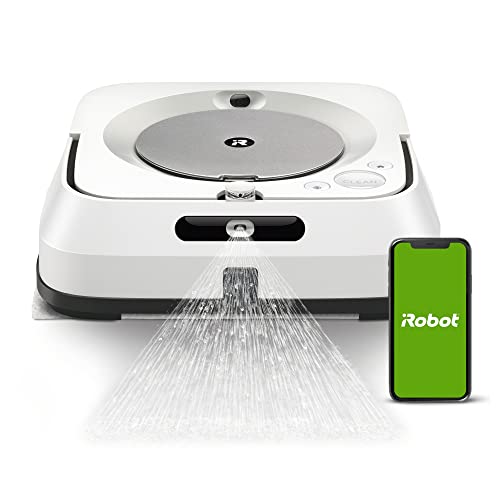 iRobotBraava Jet M6 (6110) Ultimate Robot Mop- Wi-Fi Connected, Precision Jet Spray, Smart Mapping, Works with Alexa, I