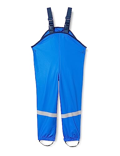 (-43%) Playshoes Matschhose Regenlatzhose Ungefüttert Unisex Kinder Wind- und wasserdichte Regenhose Regenbekleidung, blau, 74