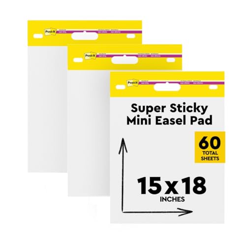 Post-it Self-Stick Mini Easel...eachers and Students (577-3PK