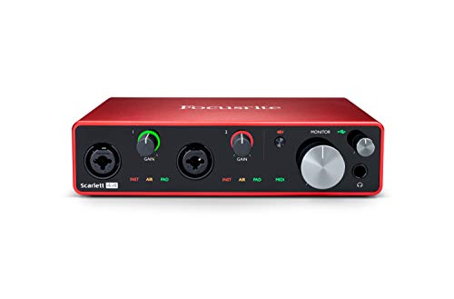 Focusrite Scarlett 4i4 3rd Gen USB Audio Interface for Recording, Songwriting & Streaming