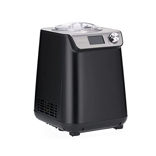 (-47%) Severin Kompakt Eismaschine & Joghurtbereiter, platzsparende Eismaschine mit Kompressor im Slim-Design, 2-in-1 Eisbereiter und Joghurtmaschine, EZ 7407