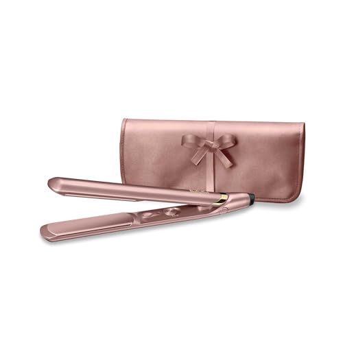 ⚡ BLITZDEAL (-70%) BaByliss Rose Gold Glätteisen - Keramikplatten für glattes Styling, Universalspannung für weltweiten Einsatz, ultra-schnelles Aufheizen in Sekunden, Temperatureinstellungen bis zu 235°C, 2598PE