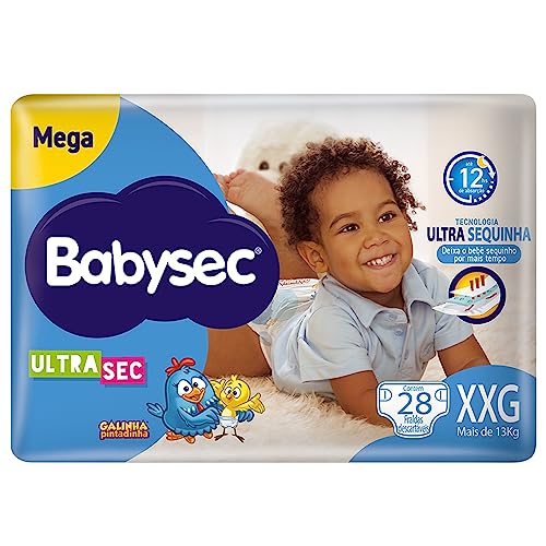 RECORRÊNCIA Babysec Fralda Ultrasec Galinha Pintadinha XXG 28 Unidades