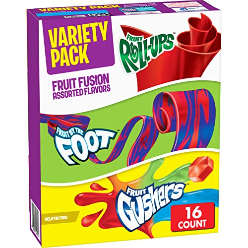 Betty Crocker Fruit Roll Ups Fruit By The Foot Gushers Snacks Variety