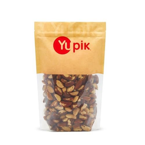 Yupik Raw Brazil Nuts, 2.2 lb (35.2 oz), Gluten-Free, Kosher, Shelled, Unsalted, Unroasted, Raw Nuts, Nutritious Healthy Snacks, Rich in Selenium