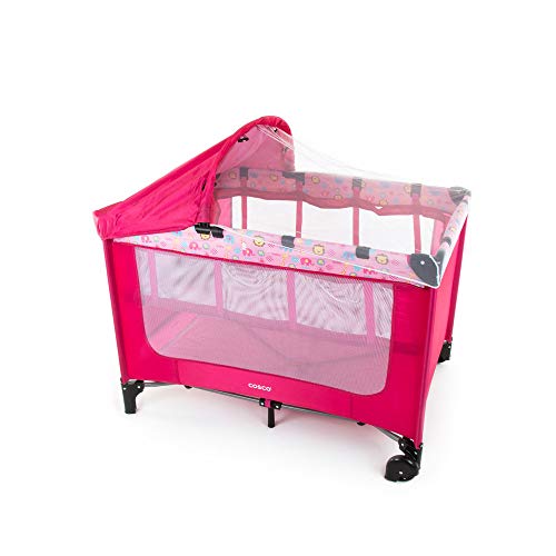 Cosco Kids, Berço Portátil Happy, 0 a 15kg , Rosa