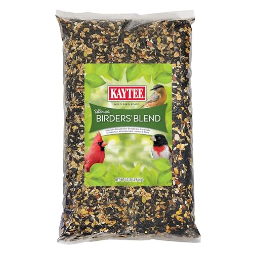 Kaytee Ultimate Birder's Blend Food, Wild Bird Seed for Outside Feeders, Grosbeaks, Cardinals, Nuthatches, Woodpeckers & More, 10 Pounds