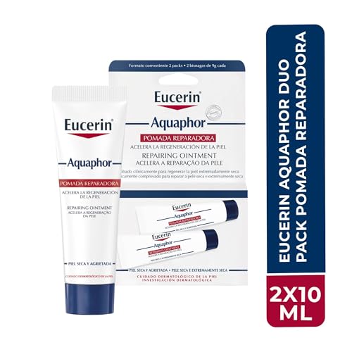 EUCERIN Pomada Reparadora Aquaphor Duopack 10ml, Hidratação Intensiva, Hidratante Labial