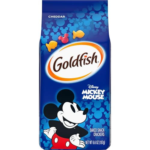 Disney Mickey Mouse Cheddar Crackers Snack Crackers 66 Oz Bag