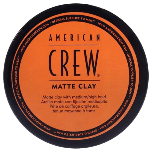 (-34%) AMERICAN CREW – Matte Clay, 85 g, Stylingclay für Männer, Haarprodukt mit mittlerem bis starkem Halt, Stylingprodukt für optimale Formbarkeit, Struktur & mattes Finish