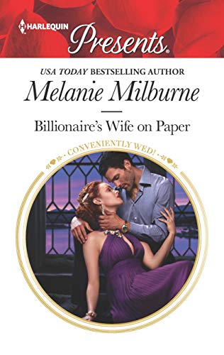 Billionaire's Wife on Paper (By: Melanie Milburne) cover
