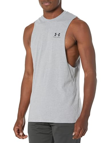 Under Armour UA Sportstyle Left Chest Cut-Off LG Steel Light Heather