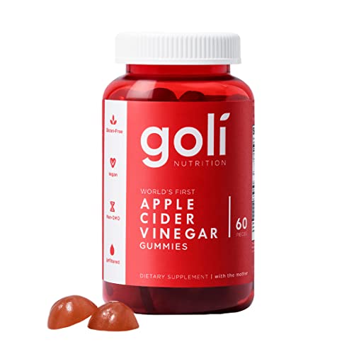 Goli Apple Cider Vinegar Gummies with Vitamin B12 60 Count