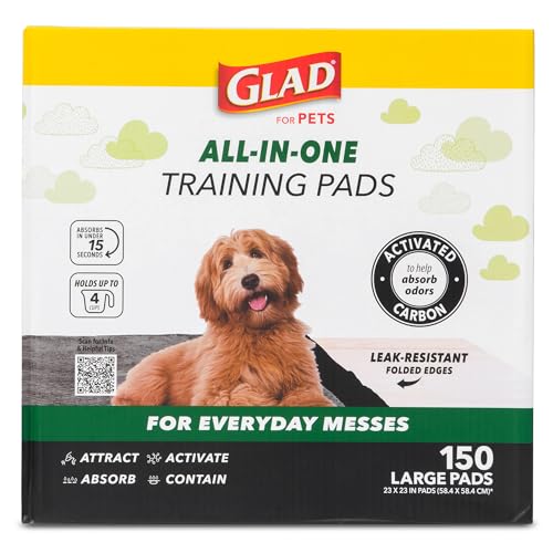Glad for Pets Activated Carbon Training Pads Durable & Rugged
