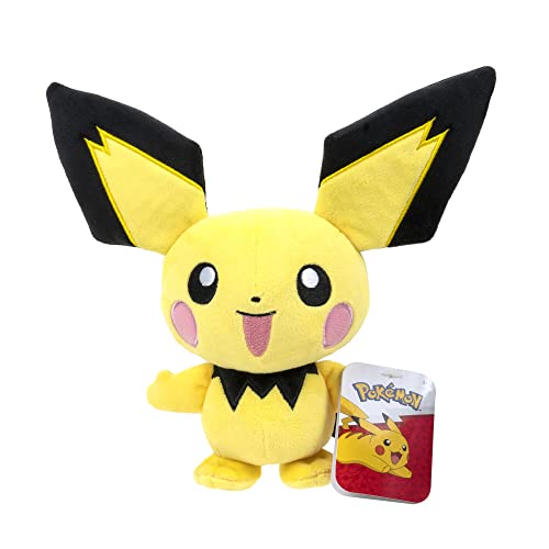 (-24%) Pokémon PKW0553-20cm Plüsch - Pichu, offizielles Plüsch