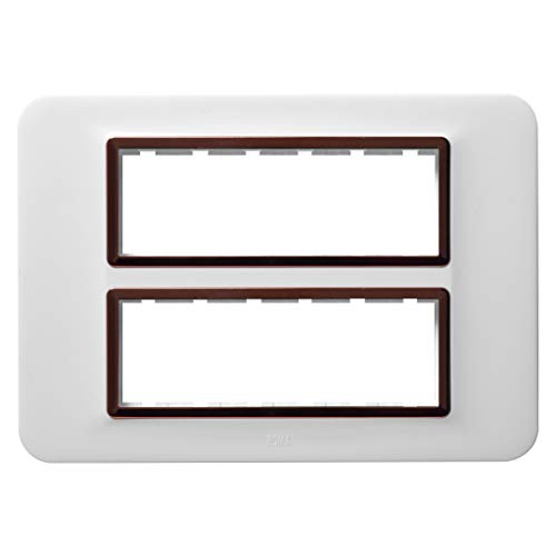Anchor By Panasonic 66912BA Roma Urban Modular Polycarbonate 12M Square (Brushed Aluminium, Pack of 5)