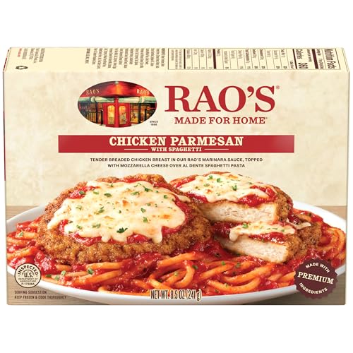 Rao's Made for Home Chicken Parmesan, Frozen Meals, 8.5 oz, Premium Quality Italian Tomatoes, Chicken, and Parmesan