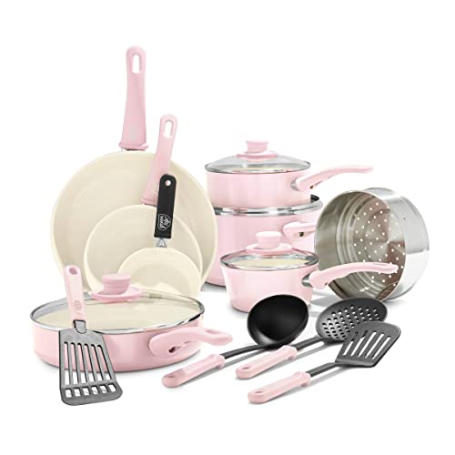 GreenLife 16 Piece Nonstick Cookware Set
