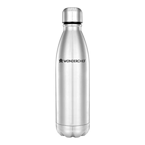 Wonderchef Stainless Steel Hydro Bot 1000 ml/ 1 Litre I Gift Box Packing I Single wall I Non-Insulated I 304 Stainless Steel I Non Toxic I BPA Free I 