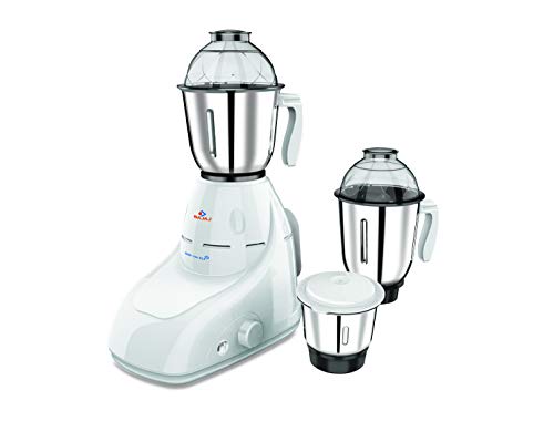 Bajaj Plastic GX 8 750 DLX 750W Mixer Grinder with 3 Jars, White