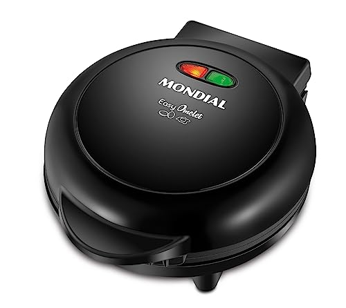 MONDIAL Omeleteira Easy Omelet, Preto, 800W, 110V - OM-02