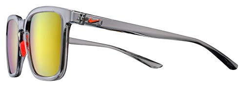 Nike EV1195-080 Circuit Sunglasses Wolf Grey Frame Color, Orange Mirror Lens Tint