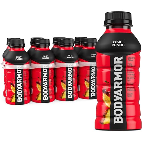 BODYARMOR Sports Drink Sports Beverage, Fruit Punch, 12 Fl Oz (Pack of 8)