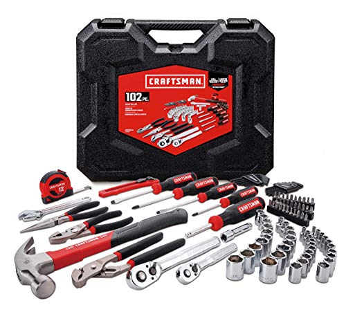 CRAFTSMAN CMMT99448 Home Tool Set 102-Piece with Blow Molded Case