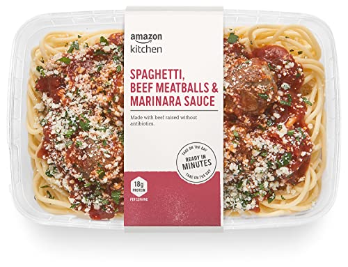 Spaghetti Beef Meatballs And Marinara Sauce Single Serve Meal 14 Oz