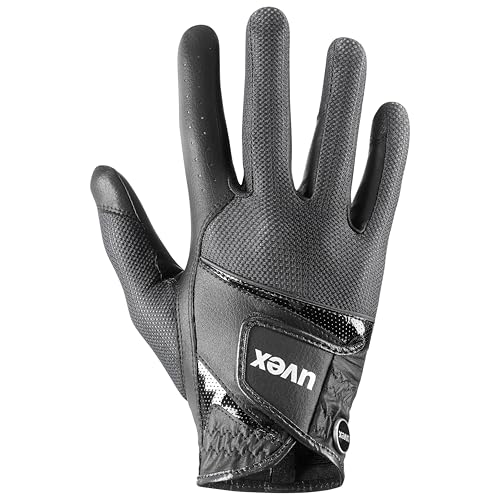 Uvex Sumair - Flexible Riding Gloves for Men and Women - Durable - Breathable Material - Black - 7