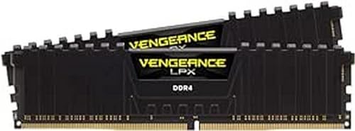 CORSAIR Vengeance LPX DDR4 RAM 32GB (2x16GB) 3200MHz CL16-20-20-38 1.35V Intel AMD Desktop Computer Memory - Black (CMK32GX4M2E3200C16)