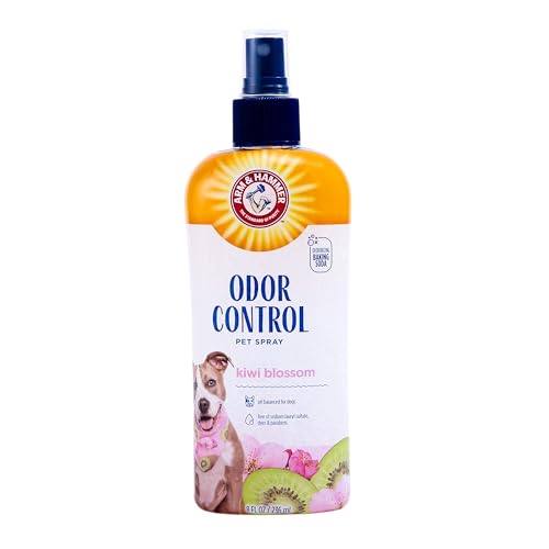 Arm & Hammer for Pets Super Deodorizing Spray for Dogs | Best Odor Eliminating Spray for All Dogs & Puppies | Fresh Kiwi Blossom Scent That Smells Great, 8 Ounces