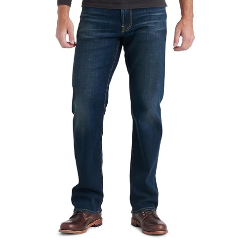 Lucky Brand Men's 181 Relaxed Straight Jean, Balsam, 36W x 32L