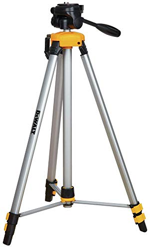 DEWALT Laser Level Tripod, ¼ x 20 Thread Mount, Collapsible Legs, Non-Skid Feet, Carrying Pouch Included (DW0881T)