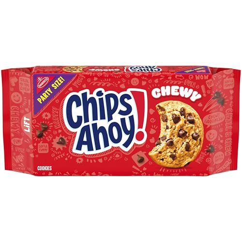 CHIPS AHOY! Chewy Chocolate Chip Cookies, Party Size, Christmas Cookies, 26 oz