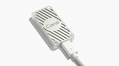Google Coral USB Accelerator: ML Accelerator, USB 3.0 Type-C, Debian Linux Compatible
