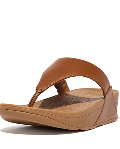 Fitflop I88592-060 LULU LEATHER TOEPOST Light Tan US08