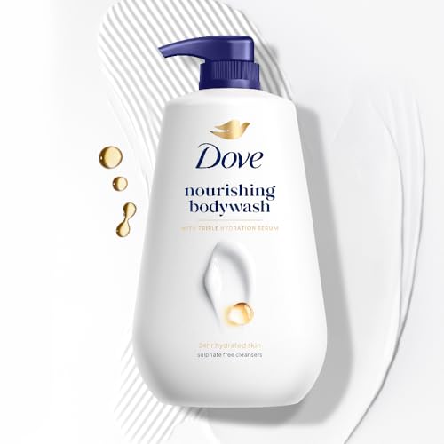 Dove Nourishing Bodywash with Triple Hydration Serum, 825ml