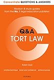 Concentrate Questions And Answers Tort Law Law Qa Revision And Study Guide Concentrate Questions Answers English Edition