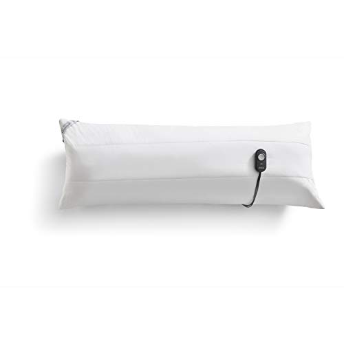 Sunbeam PSN1PBP-Z800-41I00 Heated Body Pillow with Soft, Quilted Cover, Supports HIPS and Lower Back, 1000 Grams, White