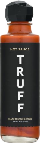 TRUFF Original Black Truffle Hot Sauce, Gourmet Hot Sauce with Ripe Chili Peppers, Black Truffle Oil, Organic Agave Nectar, Unique Flavor Experience in a Bottle, 6 oz.